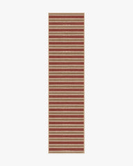 Wells Red & Natural Re-Jute Rug