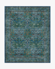 Blackthorn Navy Rug by Morris & Co.