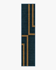 Aldo Indigo & Ochre Rug by The Local Project