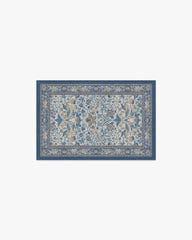 Strawberry Thief Indigo & Ivory Flatwoven Rug by Morris & Co.