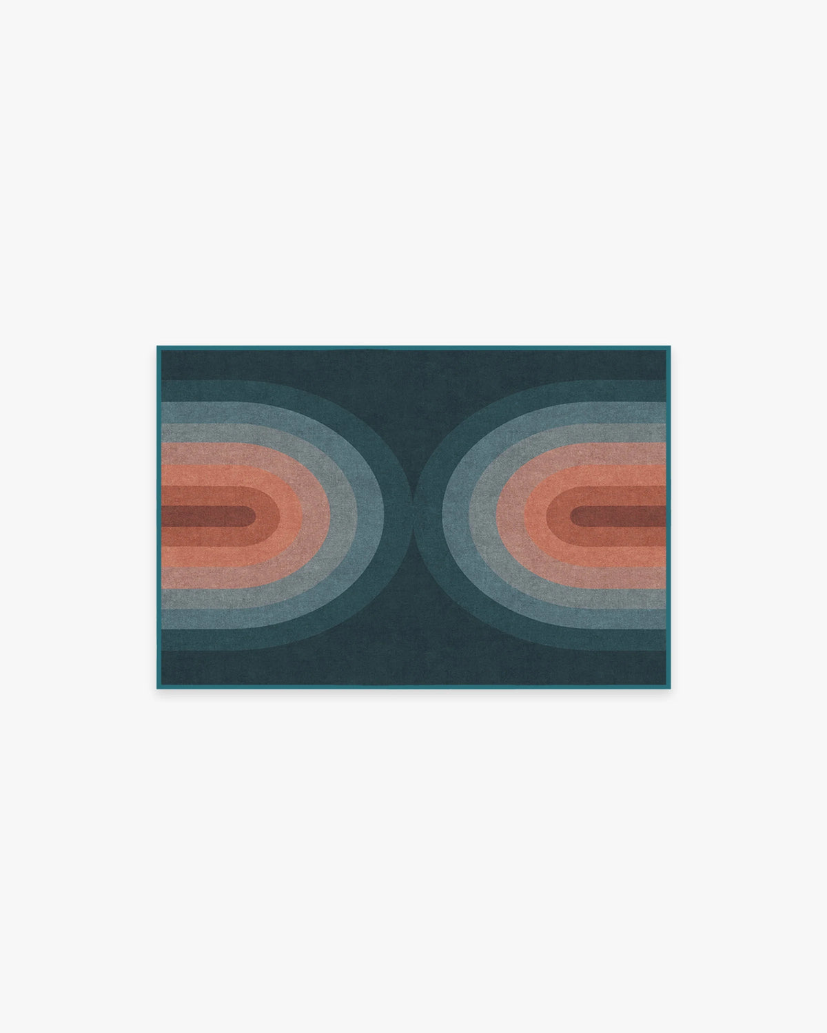 Absida Teal Flatwoven Rug