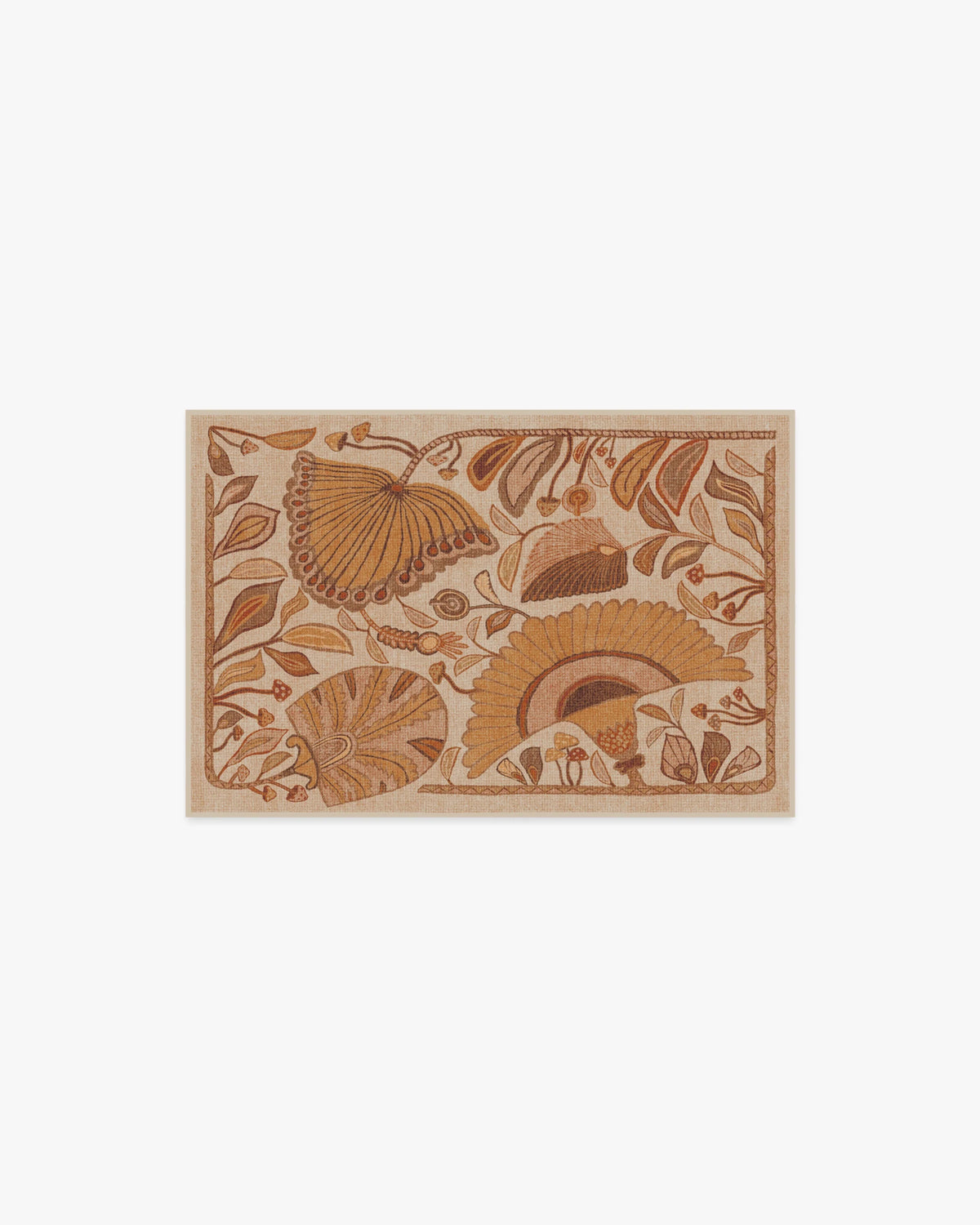 Alice Mellow Yellow Flatwoven Rug by Justina Blakeney