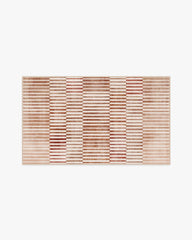 Shadow Stripe Terracotta Rug