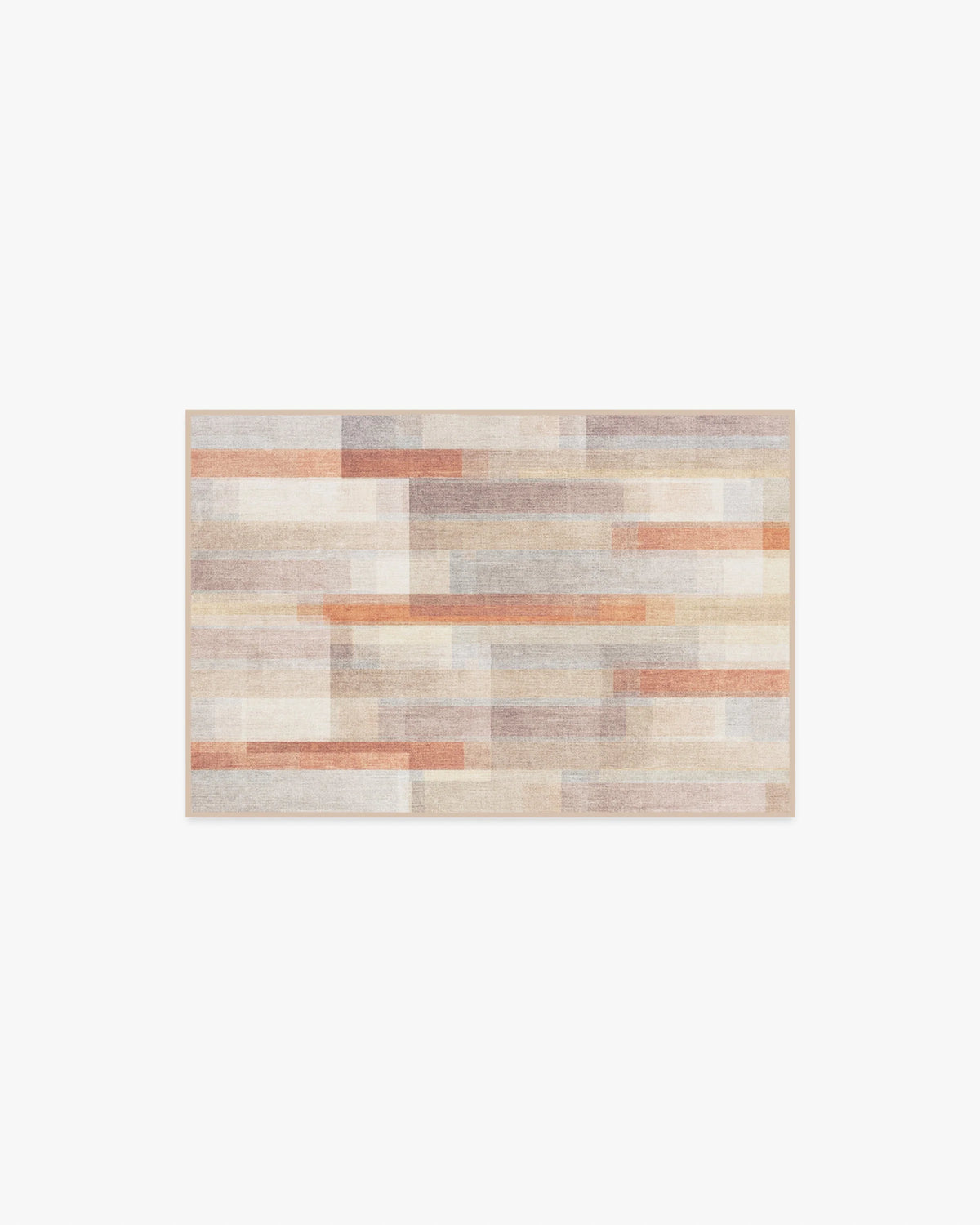 Solar Drift Rust & Grey Flatwoven Rug