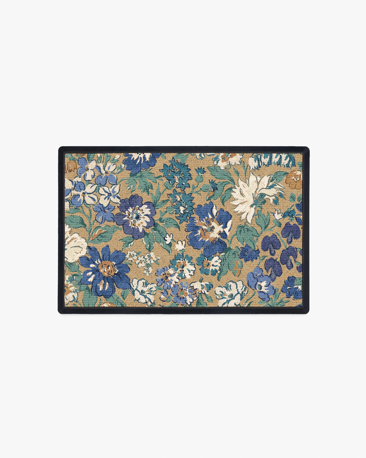 Honeydew Blue & Coir Doormat by Liberty