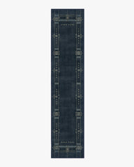 Avery Midnight Blue Flatwoven Rug by Architectural Digest