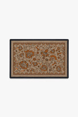 Spring Has Sprung Burnt Orange Doormat by Iris Apfel