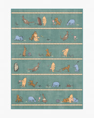 Time With Friends Teal Rug