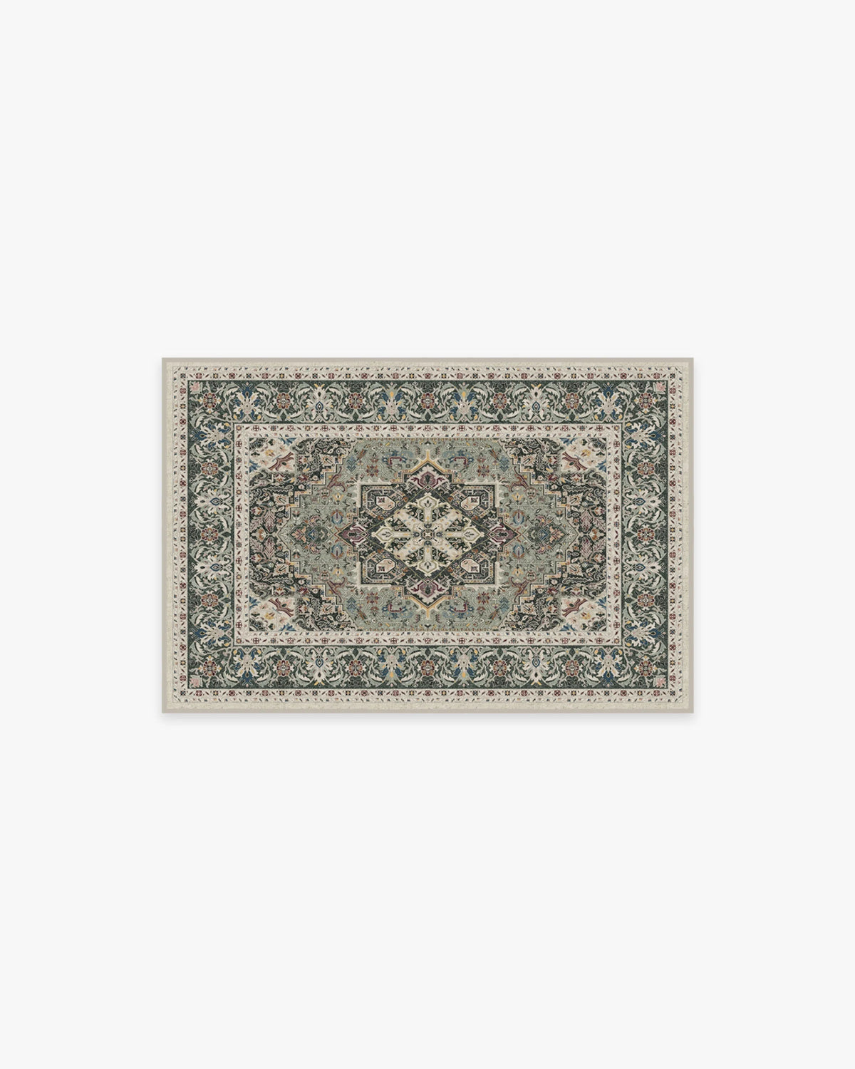 Hendesi Heriz Sage Rug
