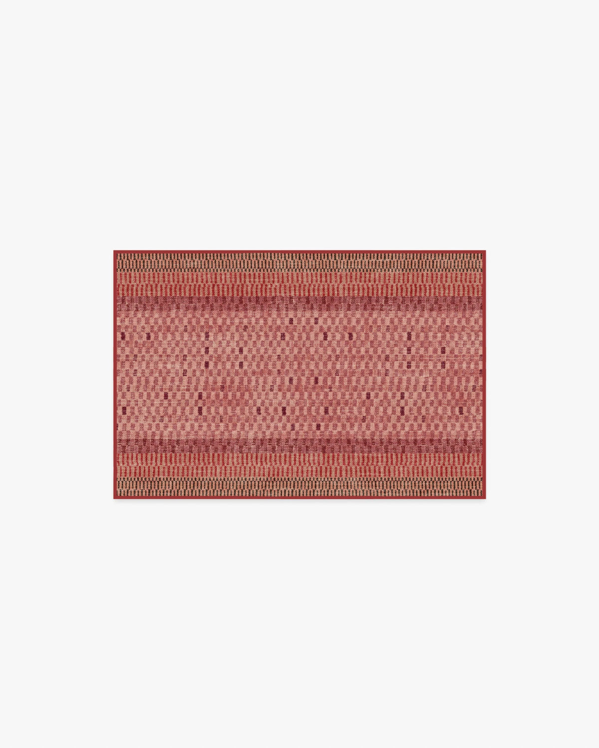 Mesa Check Red Rug