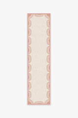 Fringe Pink & Ivory Rug by Gray Malin