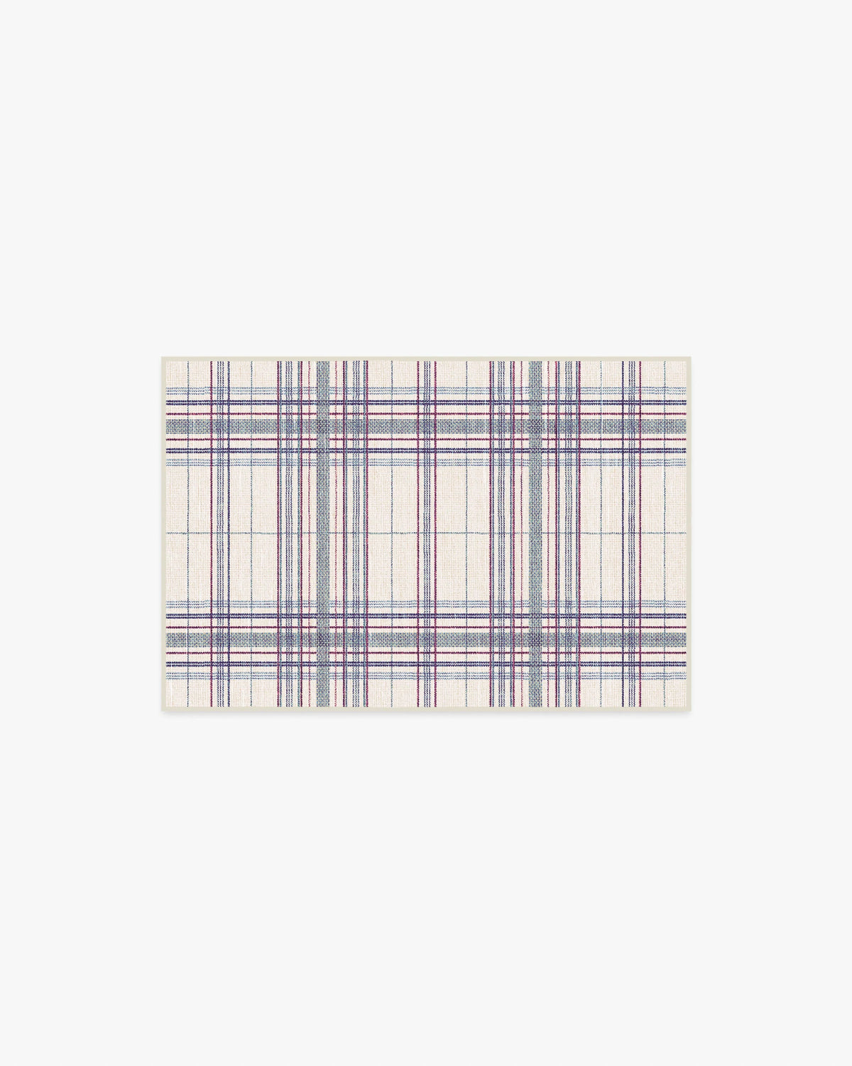 Beckett Blue & Red Flatwoven Rug