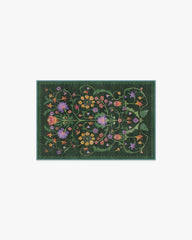 Protea Forest Green Rug by Iris Apfel
