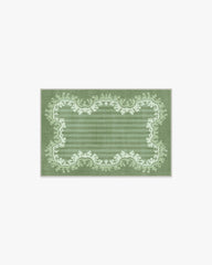 Oxbow Botanical Green Rug by Sanderson