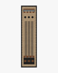 Kasi Black & Tan Flatwoven Rug by Architectural Digest