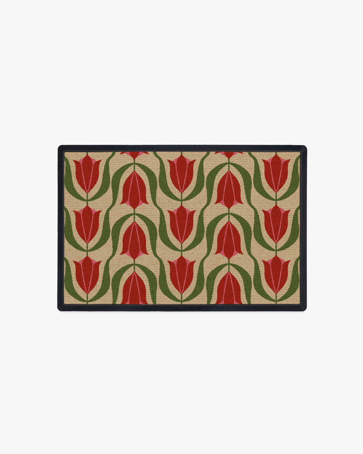 Holland Tulips Red Doormat