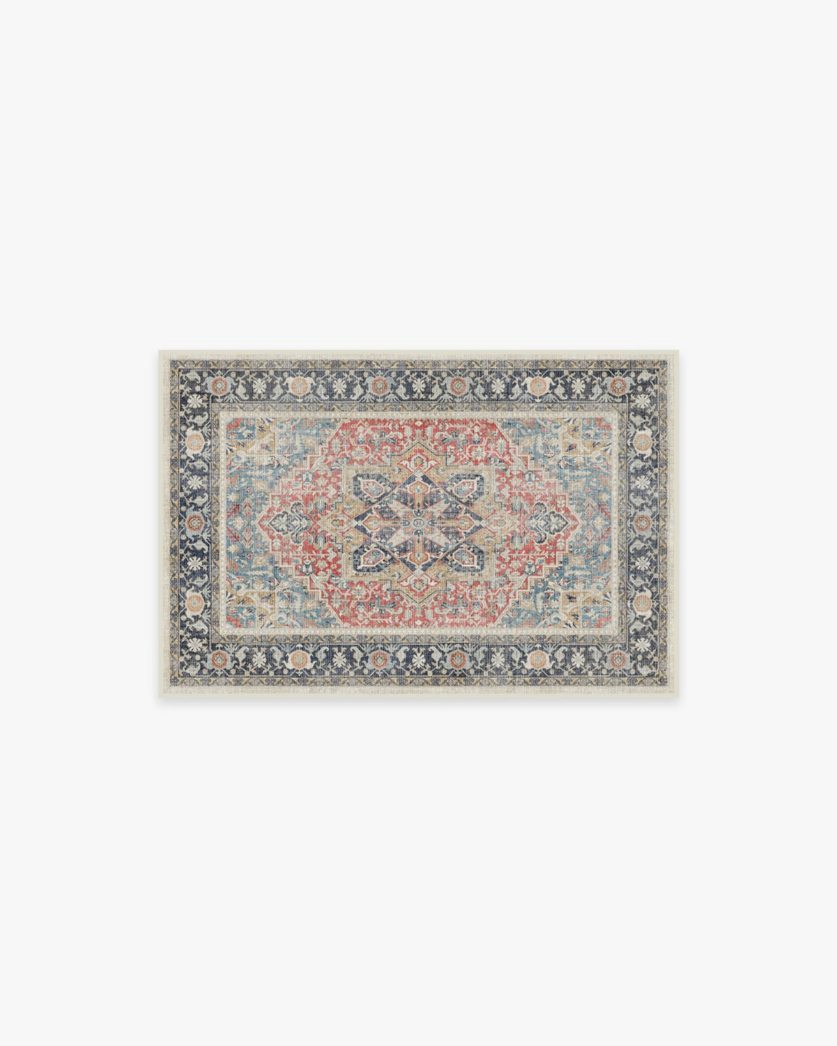 Kamran Cayenne Red Rug