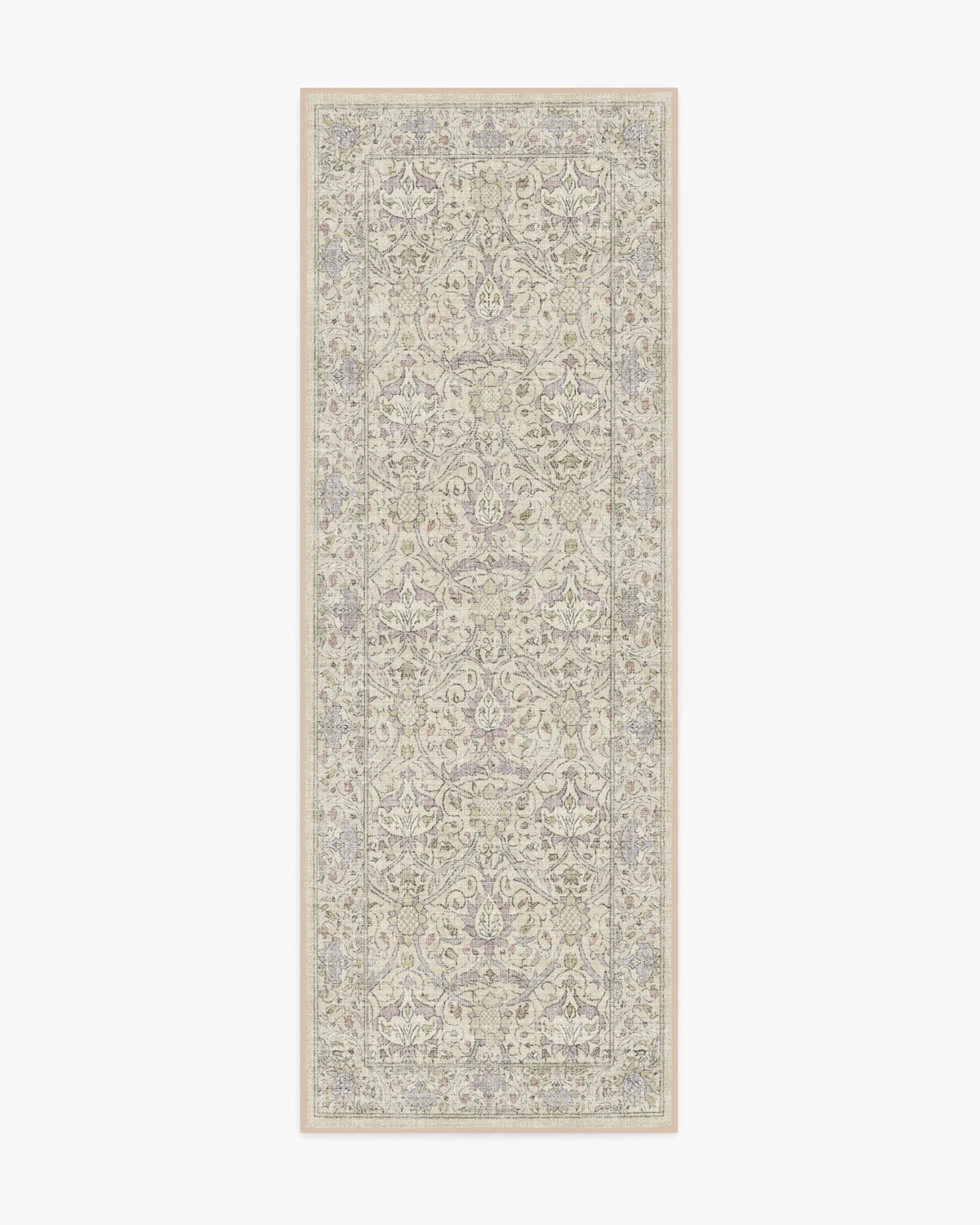 Montreal Beige & Lilac Rug by Morris & Co.