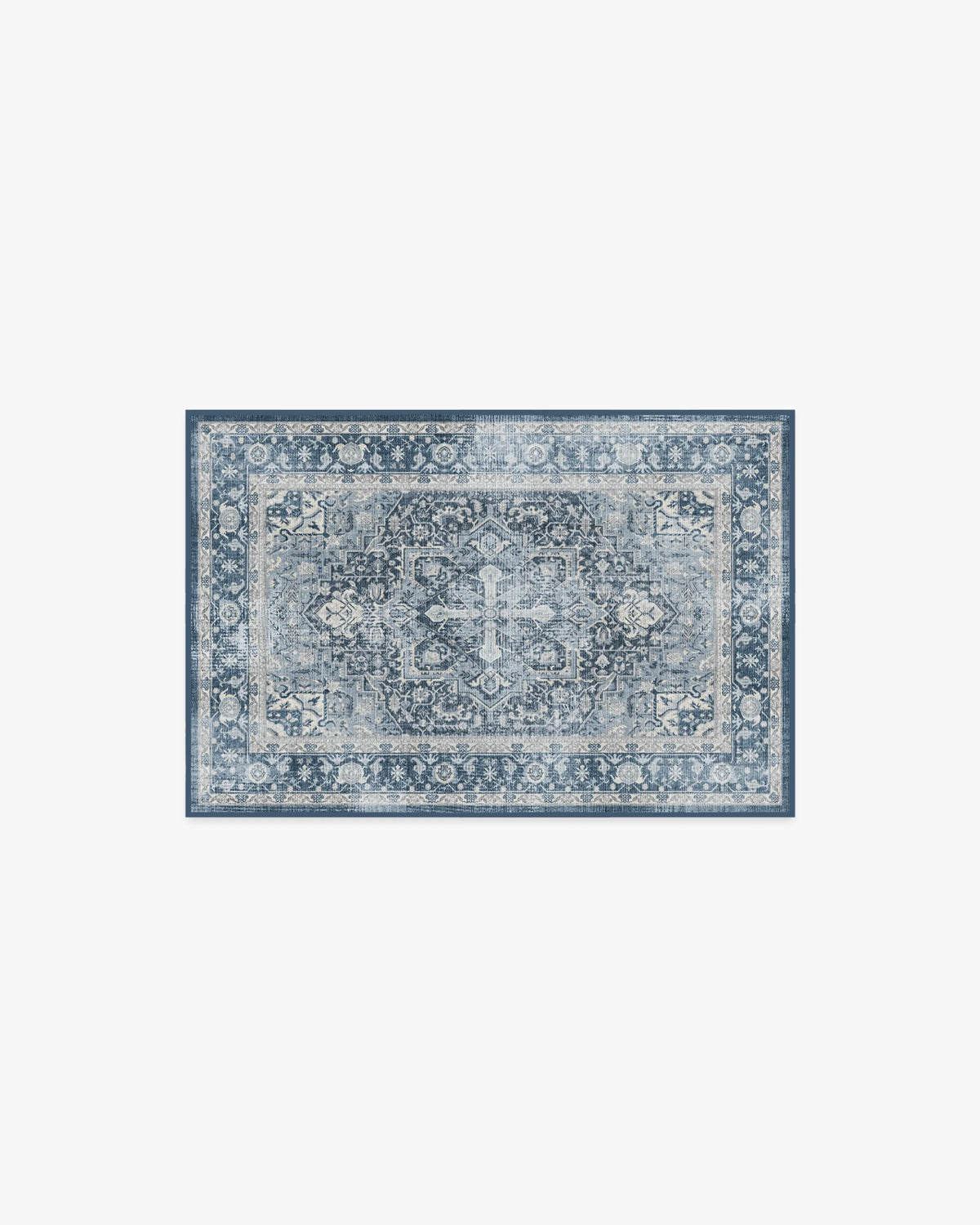 Kamran Admiral Blue Flatwoven Rug
