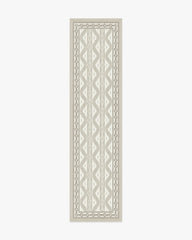 Ava Ikat Beige Flatwoven Rug by Mrs. Alice