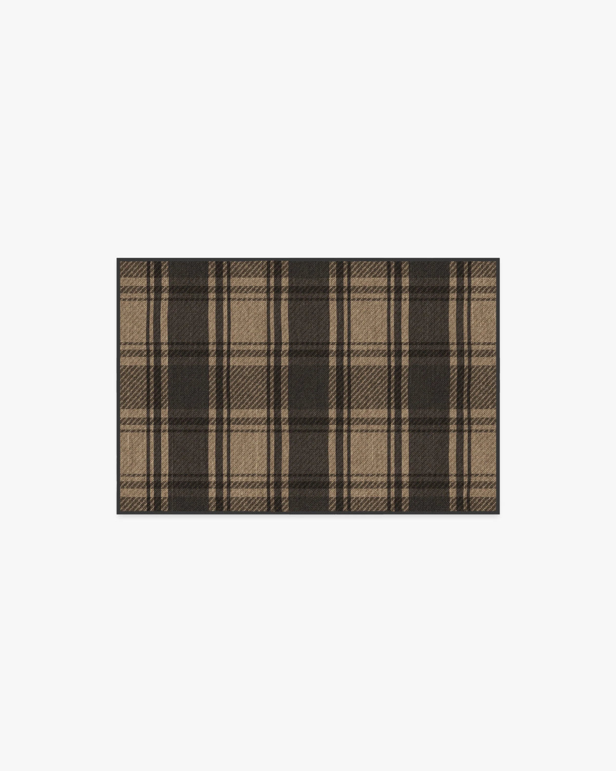 Easton Plaid Charcoal & Natural Rug