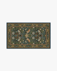Strawberry Thief Indigo Rug by Morris & Co.