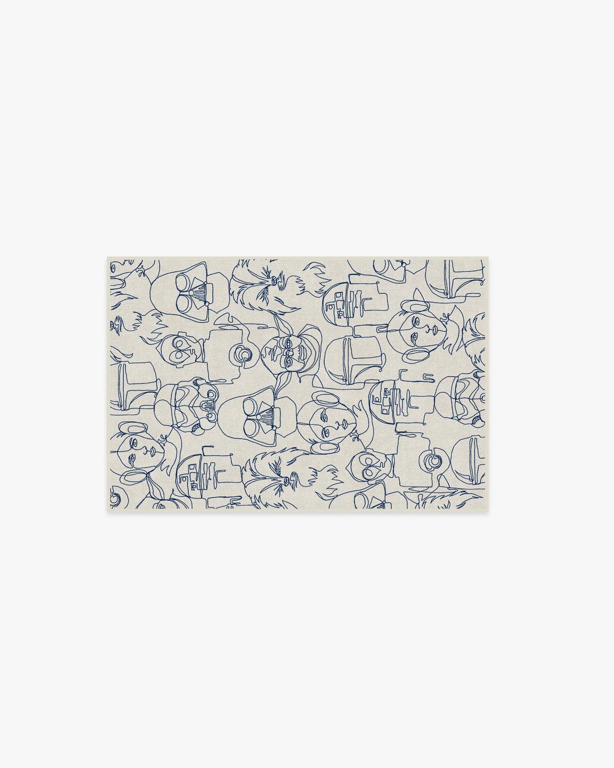 The Saga Delft Blue Rug
