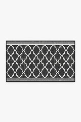 Varia Trellis Black Outdoor Rug