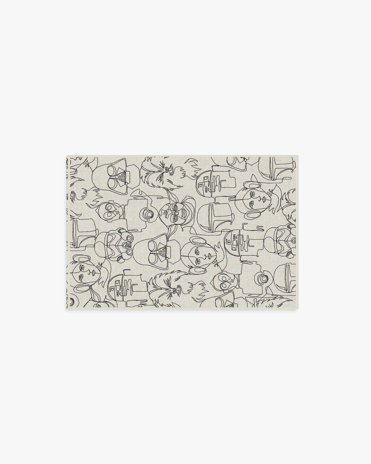 The Saga White & Black Rug