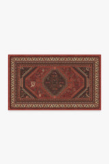 Zareen Scarlet Red Flatwoven Rug