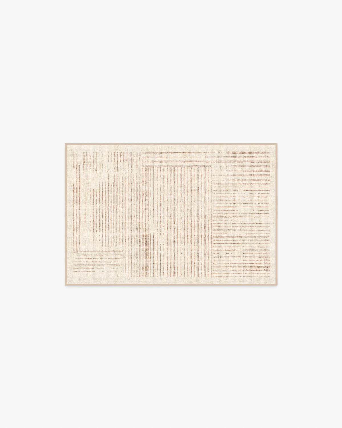 Linear Oasis Neutral Flatwoven Rug