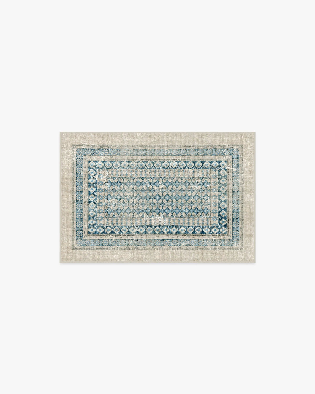 Cyrus Neutral & Blue Rug