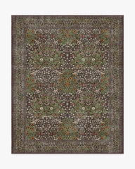 Blackthorn Dark Wood Rug by Morris & Co.