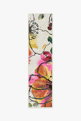 Watercolour Floral Multicolour Rug
