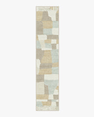 Boulder Neutral & Grey Flatwoven Rug by The Local Project