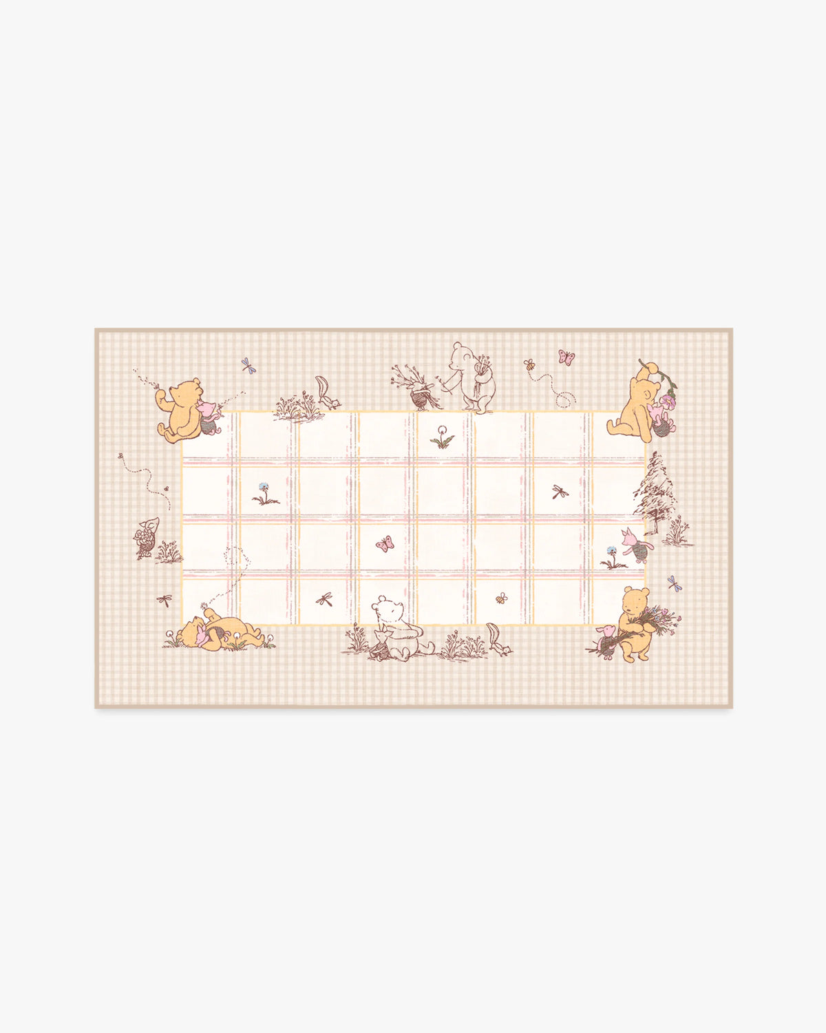 A Picnic Together Cream Multicolor Rug