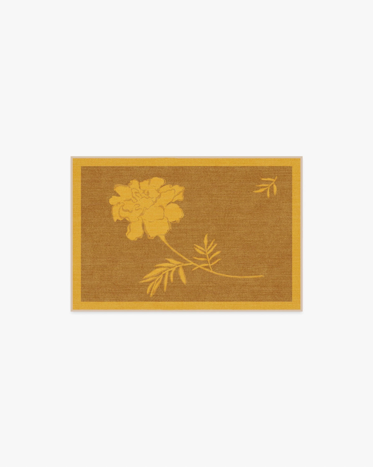 Golden Marigold Rug by The Local Project