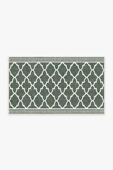 Varia Trellis Forest Green Outdoor Rug