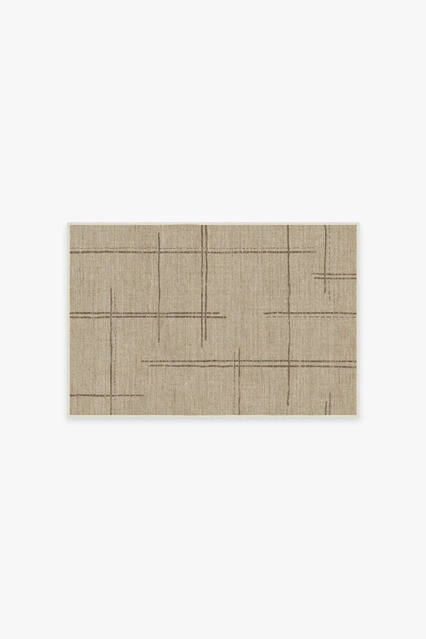 Stellan Latte Brown Flatwoven Rug