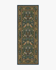 Strawberry Thief Indigo Rug by Morris & Co.