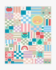 Hello Sunshine Patchwork Multicolor Rug