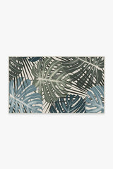 Monstera Jade Flatwoven Rug