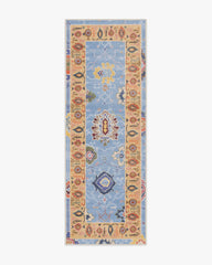 Mehr Soft Blue & Yellow Outdoor Rug