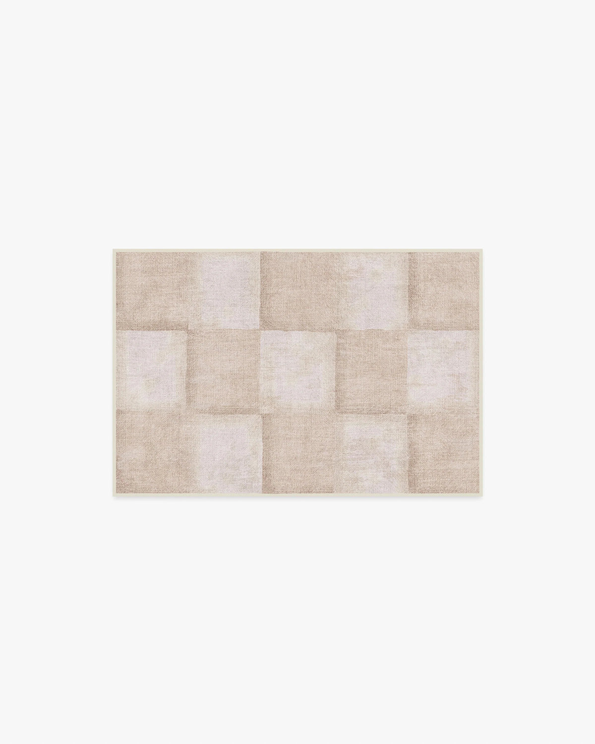 Hearth Check Neutral Rug