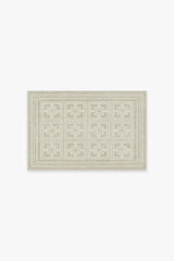 Palm Springs Ivory Stone Rug by Gray Malin