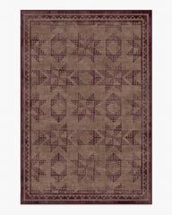 Louisa Brown & Burgundy Rug