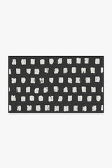 Cobblestone Black Outdoor Rug