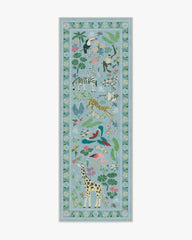 Jingle Jungle Slate Blue Rug by Iris Apfel