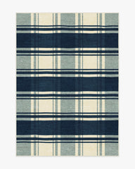 Easton Plaid Navy Rug