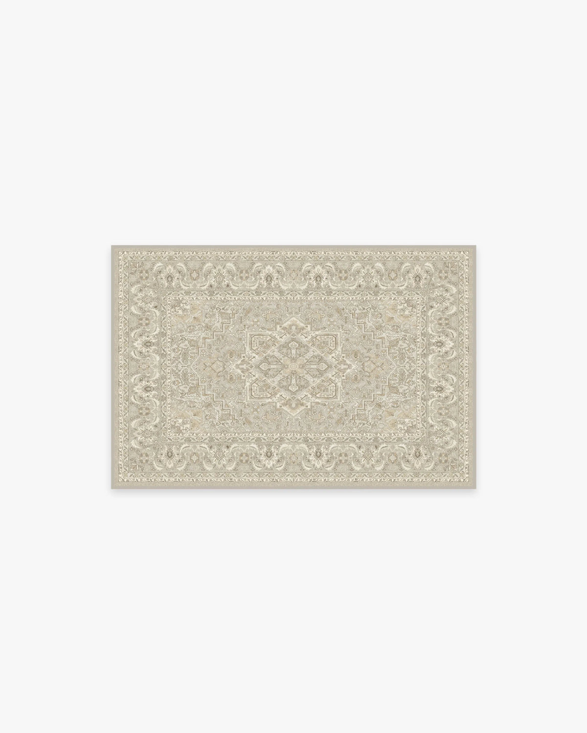 Hendesi Heriz Cream Rug
